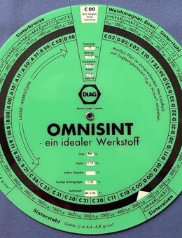 IWA 09 196, seltene Datenscheibe, OMNISINT – ein idealer Werkstoff (T155a) - Sinsheim Zentrum