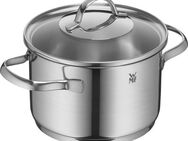 WMF Fleischtopf Provence Plus, Cromargan® Edelstahl Rostfrei 18/10 (2-tlg), breiter Schüttrand, elegant, langlebig, spülmaschinengeeignet