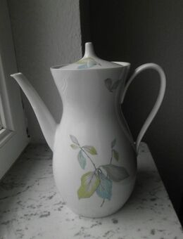 Kaffeekanne Schirnding Porzellan Roma ? Blätter 1,5 Liter Vintage 5,- - Flensburg