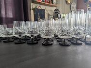 Friedrich Glas Set der 60er ✨ Vintage ✨ Rauchglas Wabenschliff - Ginsheim-Gustavsburg