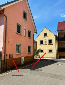 Großes Hofanwesen plus kleines Nebenanwesen ! - Gaukönigshofen
