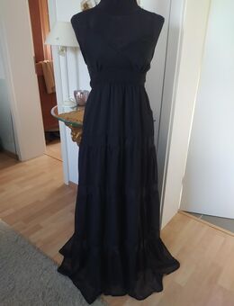Neu Kleid Sommerkleid Baumwolle Abendkleid 36 S schwarz Perlen - Haan