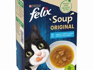 4 + 2 gratis! 6 x 48 g Felix Soup - Geschmacksvielfalt aus dem Wasser