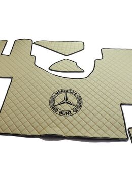 Handmade MERCEDES ACTROS MP4/MP5 GESTEPPTE MATTEN Fußmatte – Fester BEIFAHRERSITZ STICKEREI - Farbwahl Set7723236 - Wuppertal