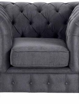 Home affaire Sessel Chesterfield B/T/H: 105/69/74 cm, mit hochwertiger Knopfheftung, auch in Leder