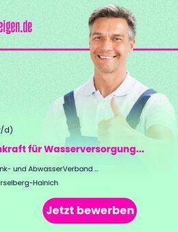 Fachkraft für Wasserversorgungstechnik (m/w/d) - Hörselberg-Hainich