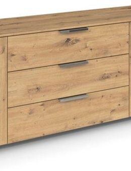 rauch Schubkastenkommode Kommode Türkommode Sideboard Kombikommode FLIPP (Breite 200 cm mit 2 Einlegeböden), 3-türig mit 3 Schubladen und Soft-Close-Funktion