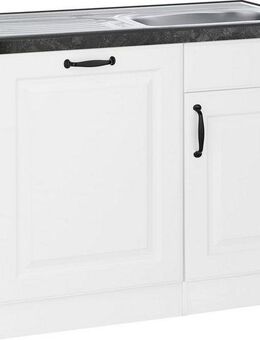 wiho Küchen Spülenschrank Erla 110 cm breit, inkl. Tür/Sockel für Geschirrspüler