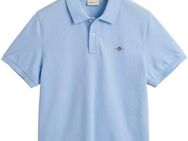 Gant Poloshirt REG SHIELD SS PIQUE POLO mit Logo und Flachstrickkragen 100% Baumwolle Pique