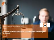 Datenschutzkoordinator / Datenschutzmanager (m/w/d) - Ulm