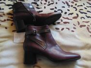 Geox Respira Stiefeletten Gr. 41 Ankle Boots Blockabsatz Leder Burgund Schuhe Ankle Boots - Nürnberg