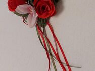 Kerzenring Blumen Blüten Rosen Bänder Deko - Löbau