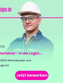 Staplerfahrer (m/w/d) - In der Logistik im Schichtbetrieb - Burgbrohl