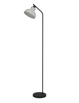 EGLO Stehlampe MATLOCK, ohne Leuchtmittel, Stehlampe, Metall in Schwarz und Grau, Lampe Wohnzimmer, E27 Fassung
