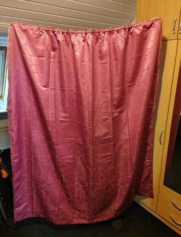 2 Rosa Blümchen Gardienen Vorhänge - Sachsenhagen Zentrum