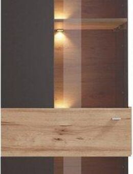 FORTE Vitrine Como Vitrine, Glastüre, LED Beleuchtung, Soft Close Linksanschlag