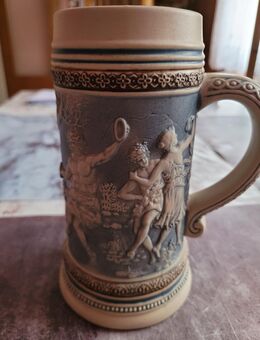 Stein/Keramik SammelKrug mit Relief / Antik/ Bier / Wein ! - Tuttlingen