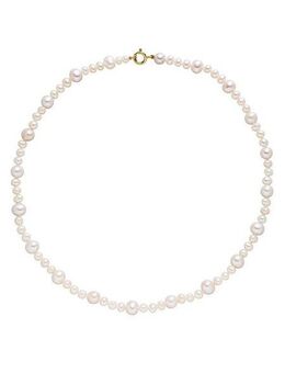 Firetti Perlenkette Schmuck Geschenk Gold 375 Halsschmuck Halskette Perle, Made in Germany - mit Süßwasserzuchtperle