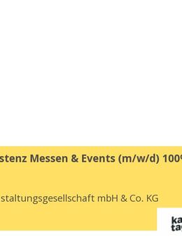 Projektassistenz Messen & Events (m/w/d) 100% Remote - Köln