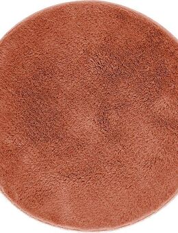 Andiamo Badematte Florida, Höhe 23 mm, rutschhemmend beschichtet, fußbodenheizungsgeeignet, schnell trocknend, Polyester, rund, Uni Farben, besonders weich, auch als 2er Set erhältlich