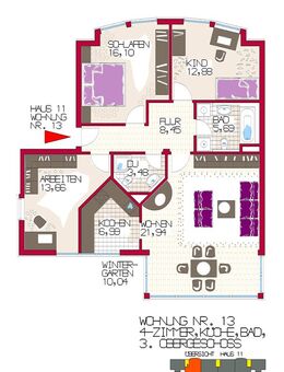 großzügige 4 Zimmer Wohnung - Wasserburg (Inn)