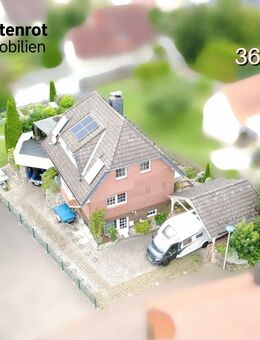 Ländliches Einfamilienhaus mit großem Garten, Kamin, flexibel beheizbar & ausgebautem Gäste-Bereich - Hessisch Oldendorf