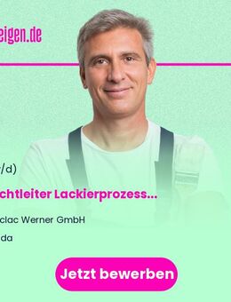 Schichtleiter Lackierprozess (m/w/d) - Fulda