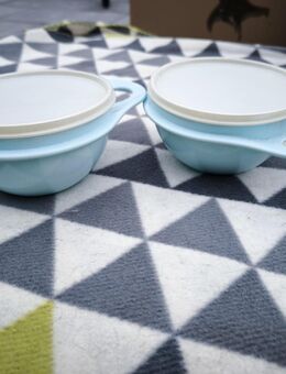 TUPPERWARE Maximilian Schüssel 600 ml, Neu, blau Pengschüssel kleine Schüssel - Sengenthal