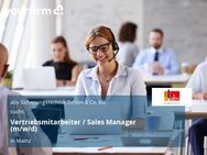 Vertriebsmitarbeiter / Sales Manager (m/w/d) - Mainz