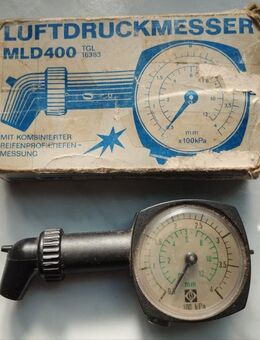 DDR LUFTDRUCKMESSER MLD400 VEB Schmiedegerätewerk SAXONIA - Leipzig