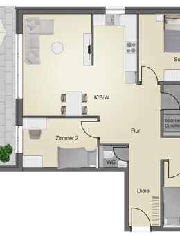 PENTHOUSE / NEUBAU / DONAUESCHINGEN / Haus F - Donaueschingen