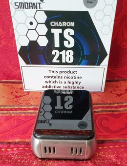 Smoant Charon TS 218 , FP. 40€. Gebraucht . Akkuträger, E-Zigarette, Mod Box, Vape, Dampfer. !! SAMMLUNGSAUFLÖSUNG !! - Bühl