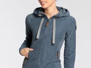 Polarino Fleecejacke für kalte Tage, aus Fleece, mit Kapuze, atmungsaktiv