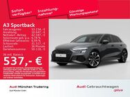 Audi A3, Sportback S line 40 TDI quattro Optikpaket schwarz, Jahr 2024 - München