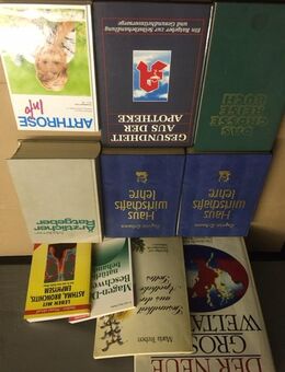 BÜCHER *KONVOLUT GESUNDHEIT-HAUSWIRTSCHAFT-WISSEN* - Großostheim