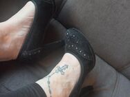 Schwarze Damen Schuhe Pumps Marke Hollys Absatz Höhe ca 10 cm Größe 38 - Heinsberg Zentrum