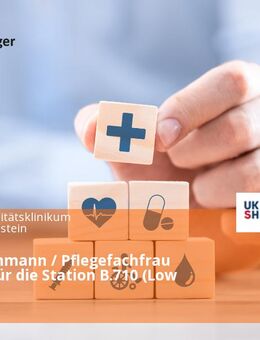 Pflegefachmann / Pflegefachfrau (m/w/d) für die Station B.710 (Low Care) - Kiel