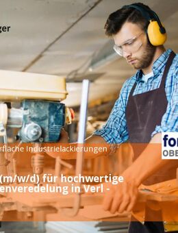 Lackierer (m/w/d) für hochwertige Oberflächenveredelung in Verl - Vollzeit - Verl