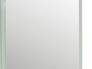 Saphir Badspiegel Quickset 963 Spiegel mit Ablage, 60 cm breit, 74,5 cm hoch, Flächenspiegel Salbei Nachbildung, Riviera Eiche quer Nachbildung