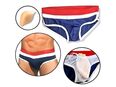 Männer Badehose Push Up gepolstert 3D Pad Schwimmhose Herren Badeshort Blau Weiß Rot M L XL XXL 26,90€* in 78052