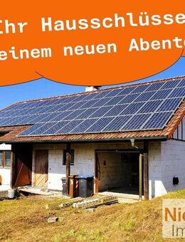 Grundstück mit Einfamilienhaus/Rohbau mit Photovoltaik-Anlage zum Kauf - Langerringen