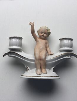 Gräfenthal Porzellan Kerzenständer mit Putto Vintage 1940er Jahre Sammler - Fulda