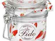 Bormioli Rocco Vorratsglas Fido, Glas, (Set, 6-tlg., 6 Stück, 0,2l Fassungsvermögen), luftdicht verschließbar, mit Bügelverschluß