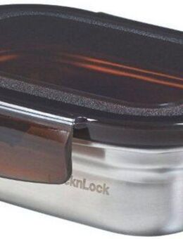 LOCK & LOCK Vorratsdose Vorratsdose Edelstahl,schwarzer Deckel, Edelstahl, (1-tlg), Edelstahl 3,6 l mit schwarzem Deckel