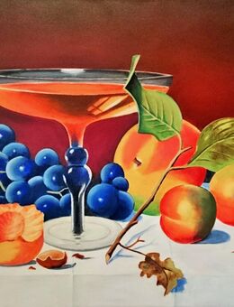 "Sektschale mit Obst" 60 x 80 cm - Darmstadt
