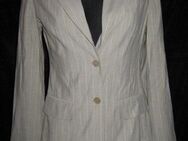 NEU * Edel * Business * Freizeit * Nadelstreifen * Kostüm * Anzug * Blazer "MNG * Mango" Gr. 36- 38/ S * cremè- beige * - Riedlingen