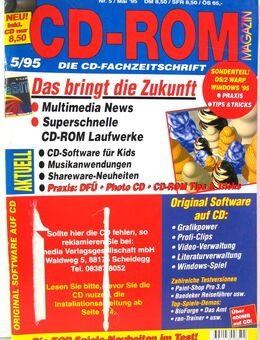 CD ROM Magazin - Nr. 5 / Mai 1995 - ohne CD - gut erhalten - Biebesheim (Rhein)