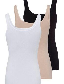 Skiny Unterhemd Every Day In Cotton (3er Pack) bequem, weich, eng und körpernah, Baumwollmix