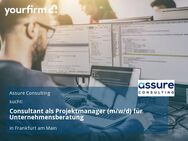 Consultant als Projektmanager (m/w/d) für Unternehmensberatung - Frankfurt (Main)