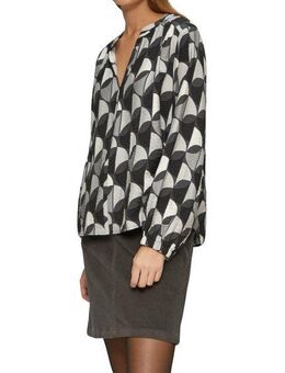 s.Oliver Langarmbluse mit All-Over Print